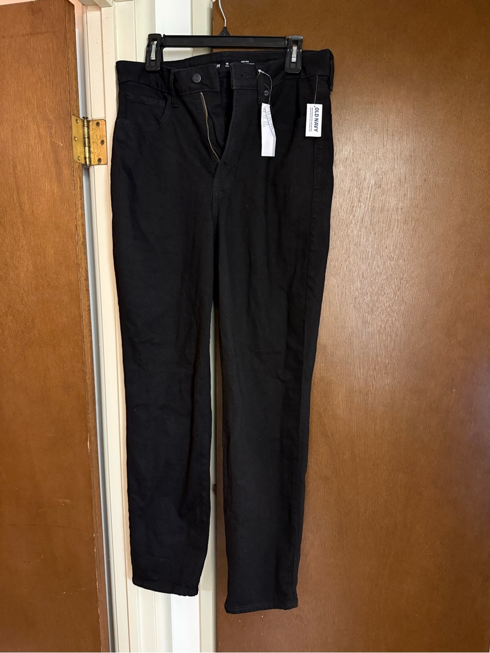 NWT Old Navy Black OG Straight Women Jeans
